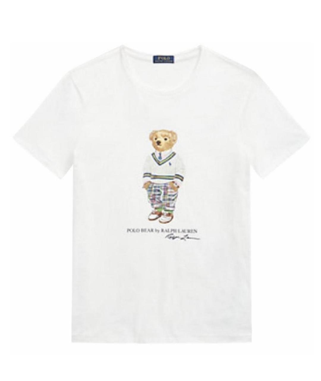 POLO RALPH LAUREN Белая хлопковая футболка, фото 1