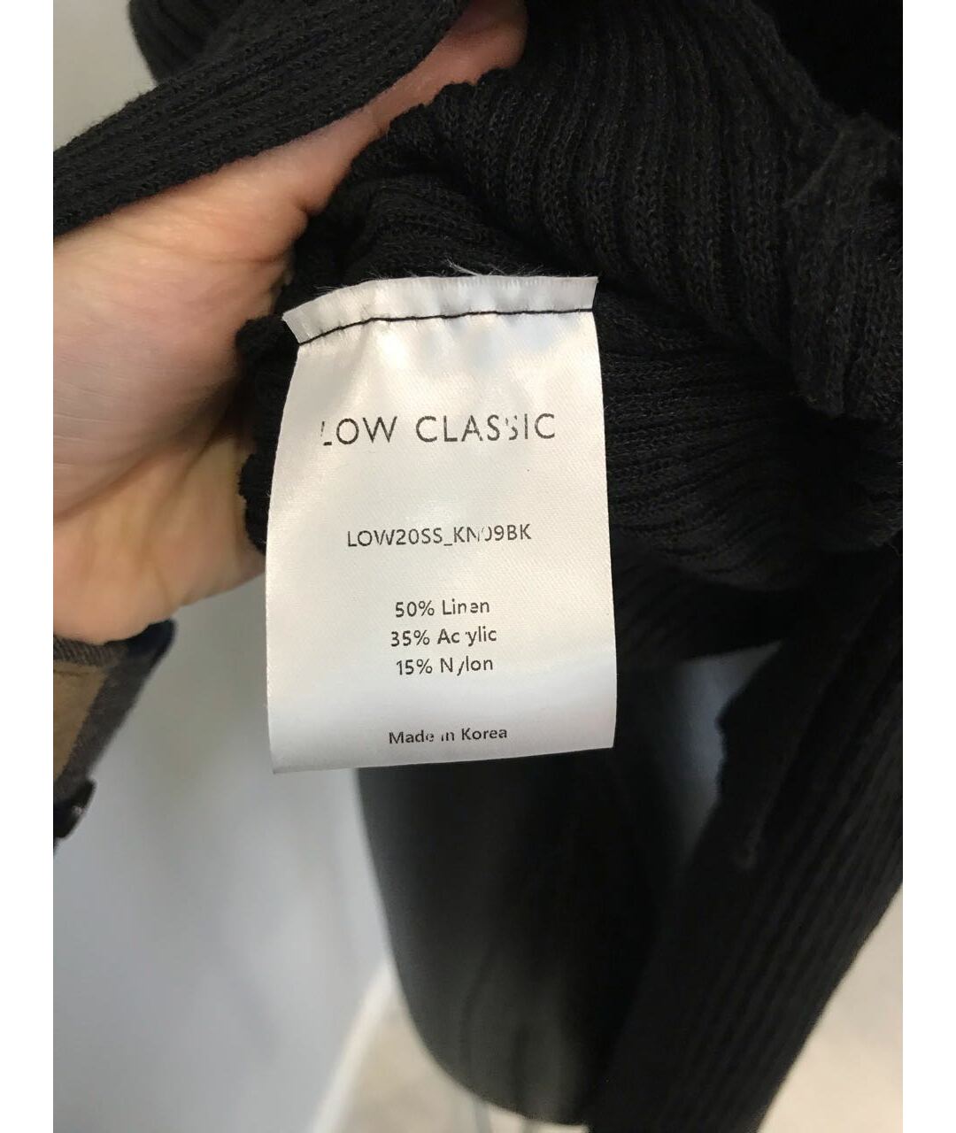 LOW CLASSIC Черный джемпер / свитер, фото 5