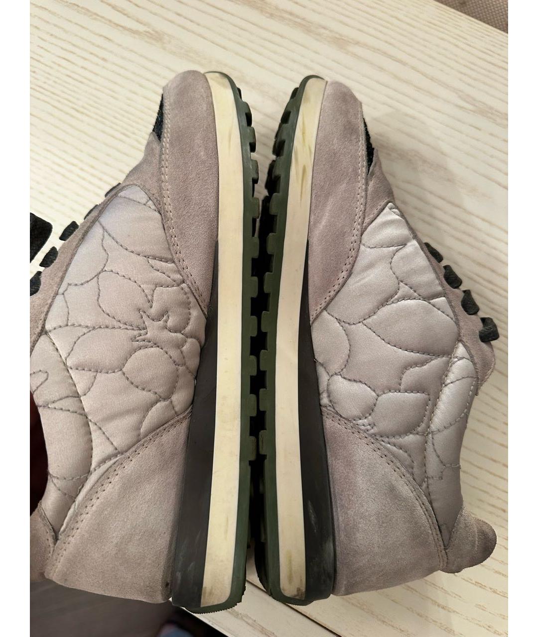 BRUNELLO CUCINELLI Бежевые текстильные кроссовки, фото 8