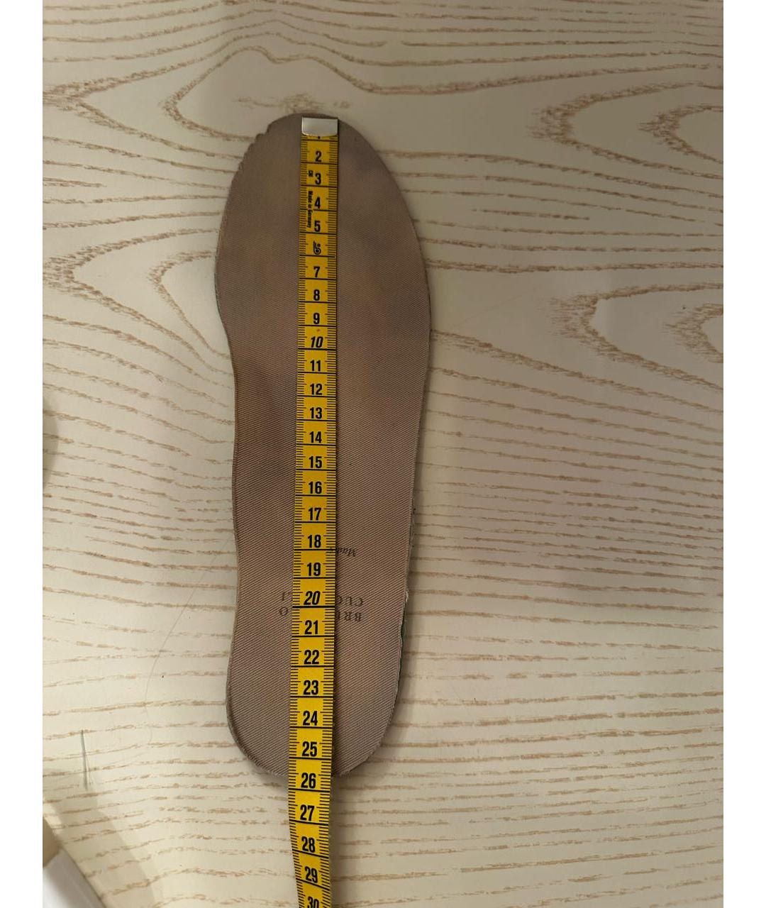 BRUNELLO CUCINELLI Бежевые текстильные кроссовки, фото 6