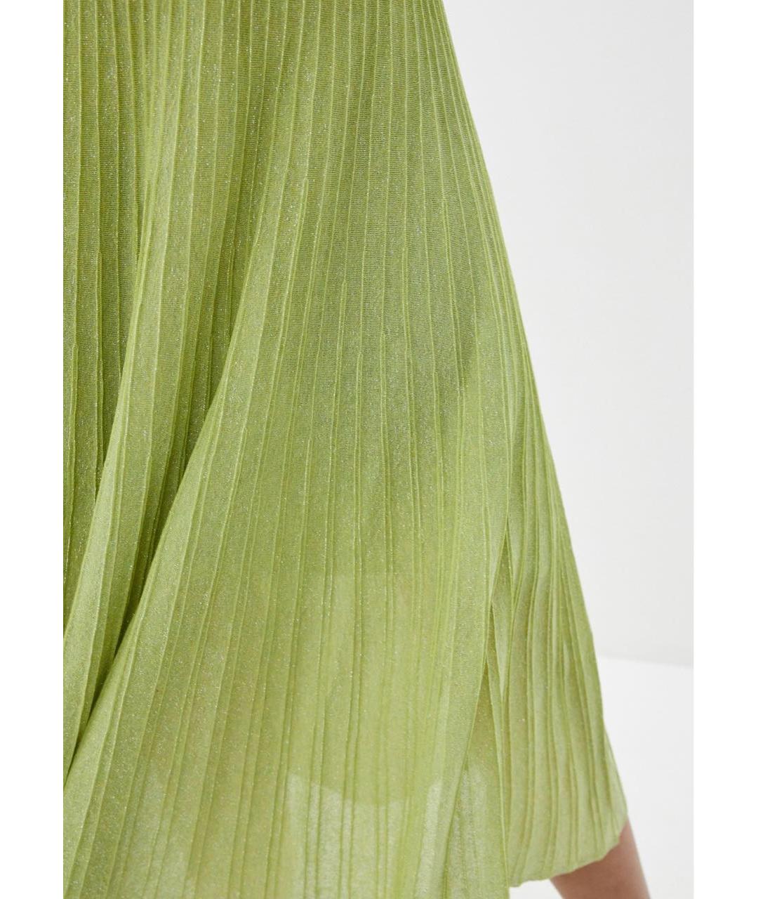 FALCONERI Зеленая юбка миди, фото 5