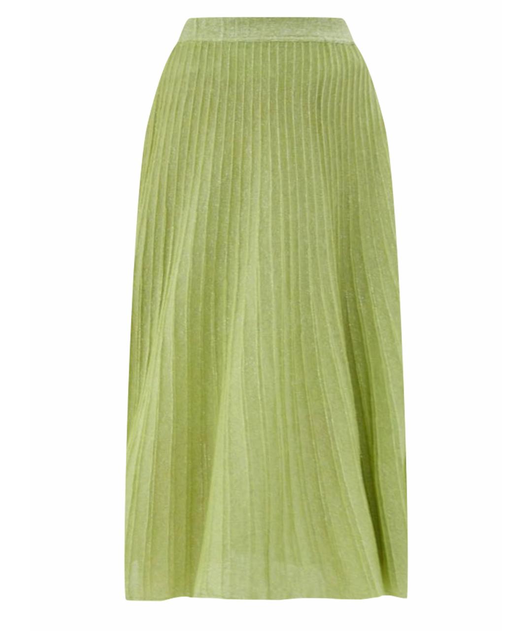 FALCONERI Зеленая юбка миди, фото 1
