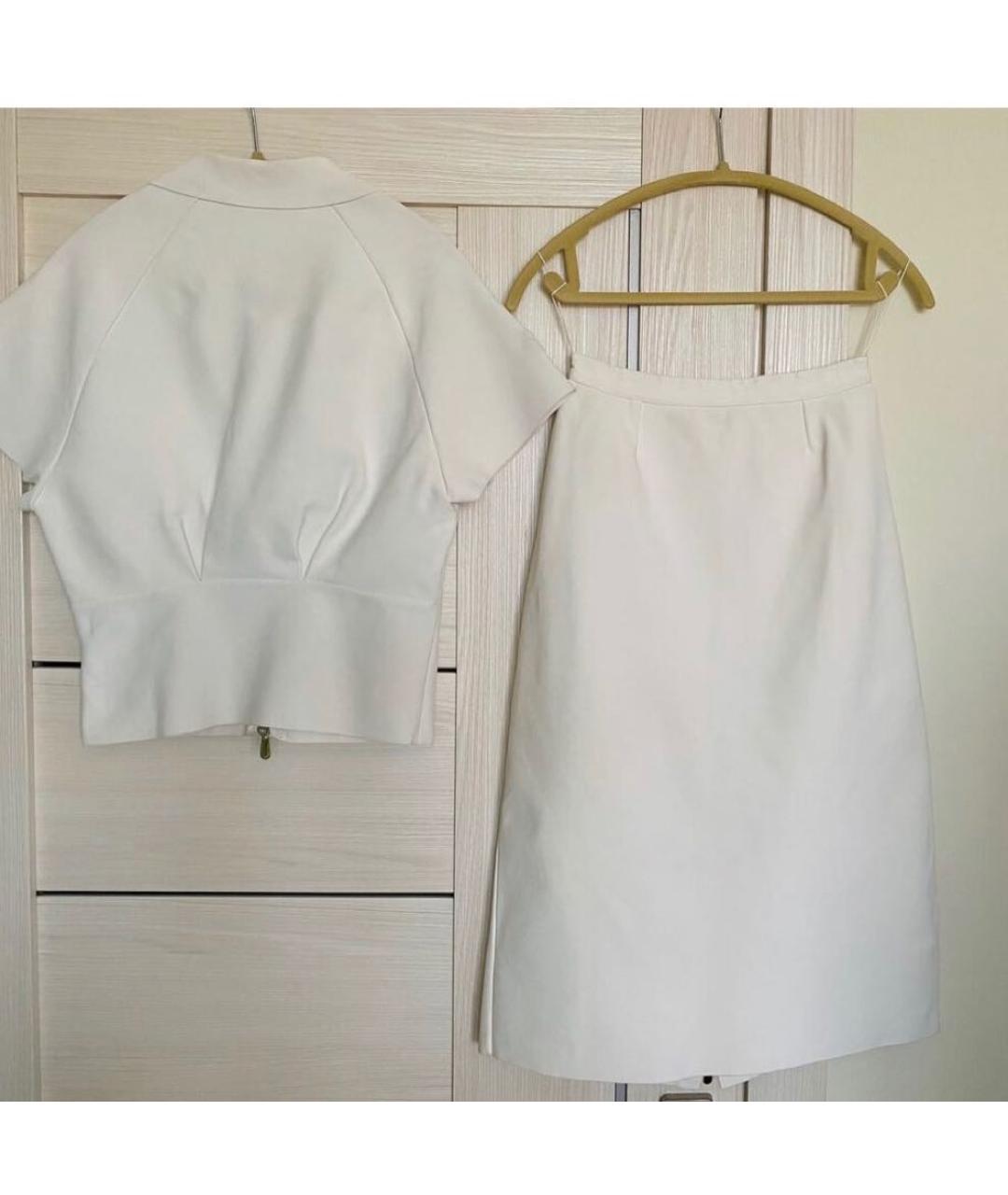 CHRISTIAN DIOR Белый костюм с юбками, фото 2