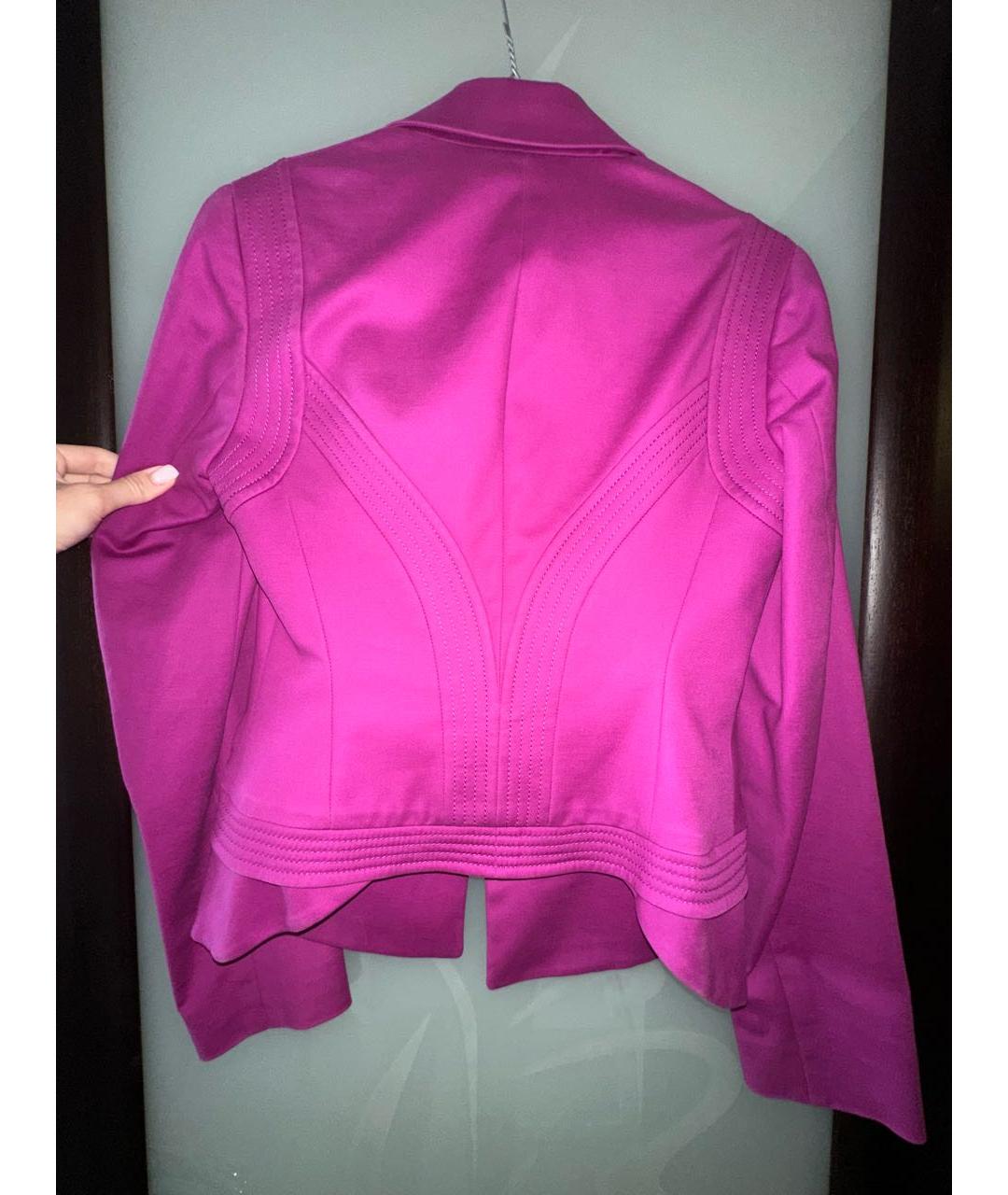 VERSACE COLLECTION Розовый хлопковый жакет/пиджак, фото 2