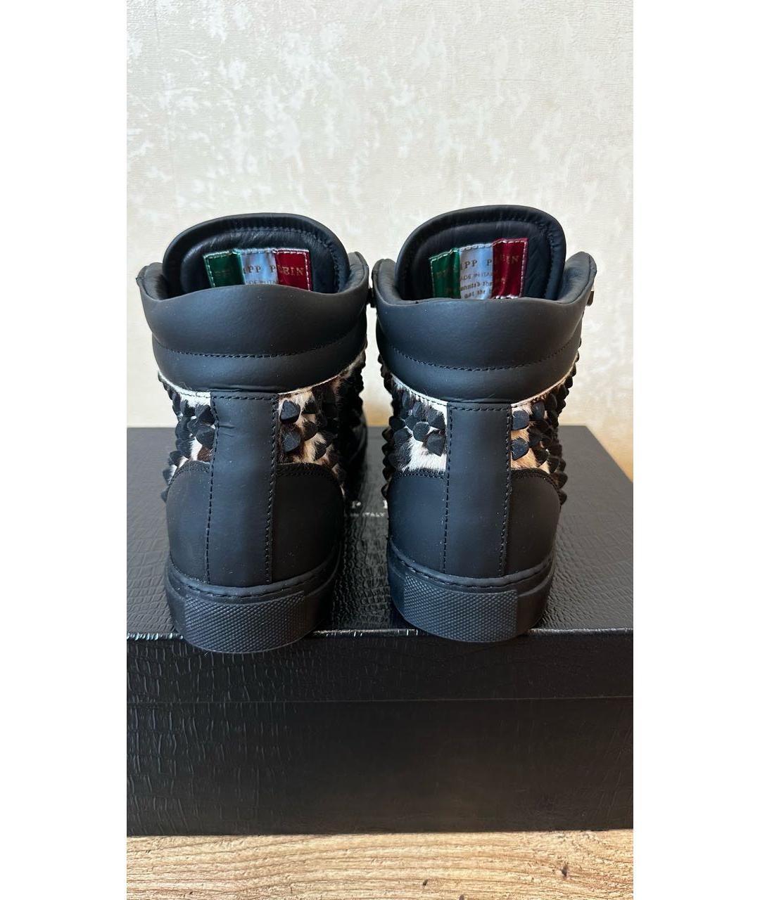 PHILIPP PLEIN Мульти высокие кроссовки / кеды, фото 4