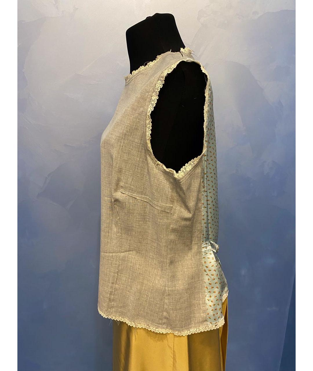 PAUL SMITH Серая шерстяная блузы, фото 8