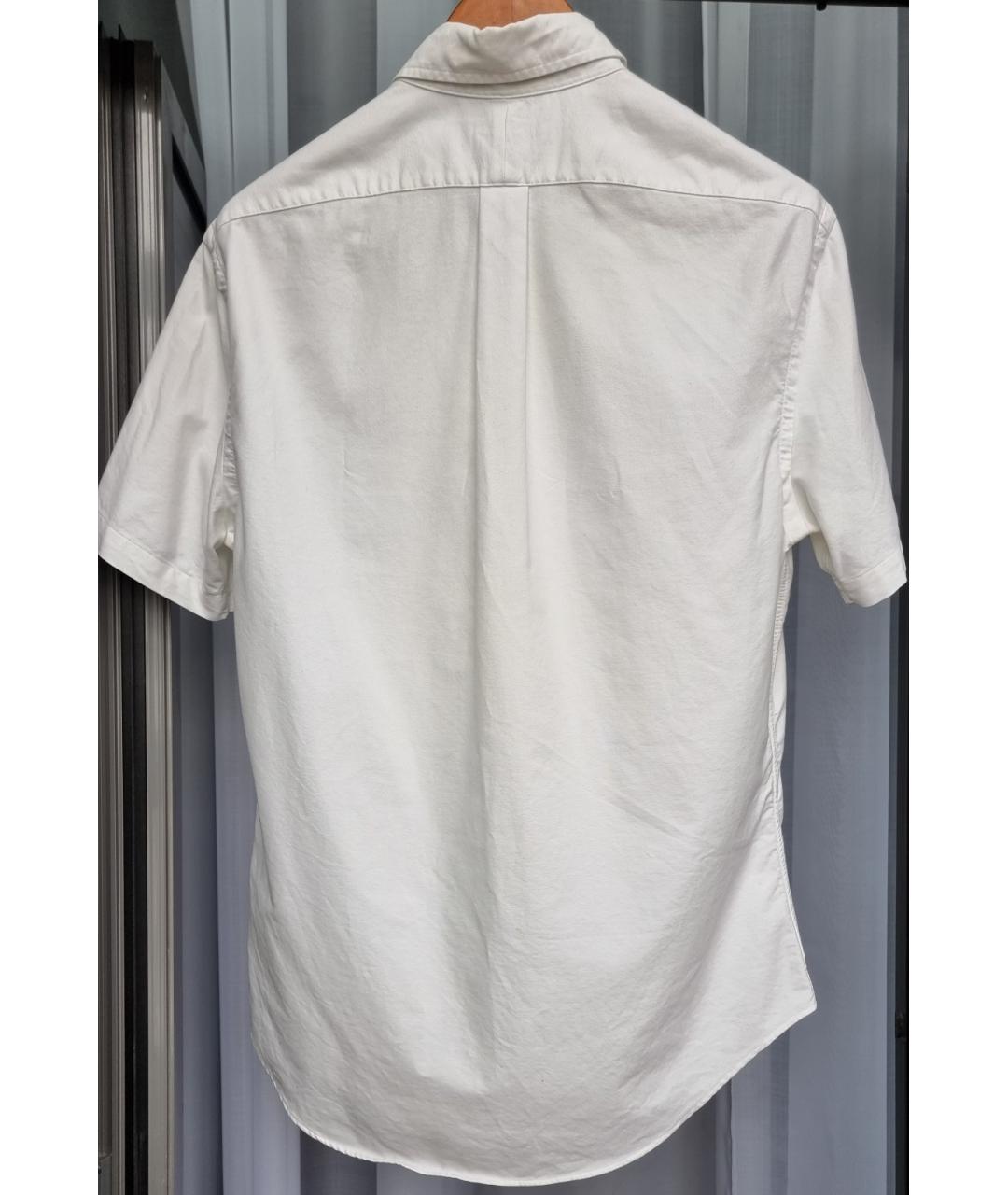 RALPH LAUREN Белая хлопковая кэжуал рубашка, фото 2