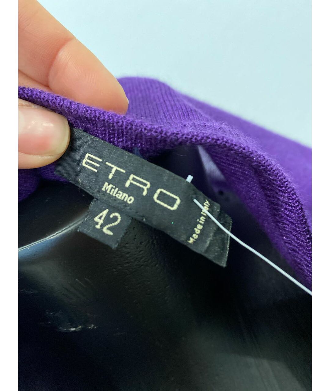 ETRO Фиолетовый джемпер / свитер, фото 3