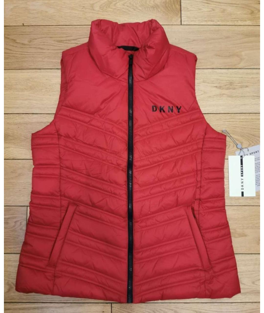 DKNY Красный жилет, фото 6