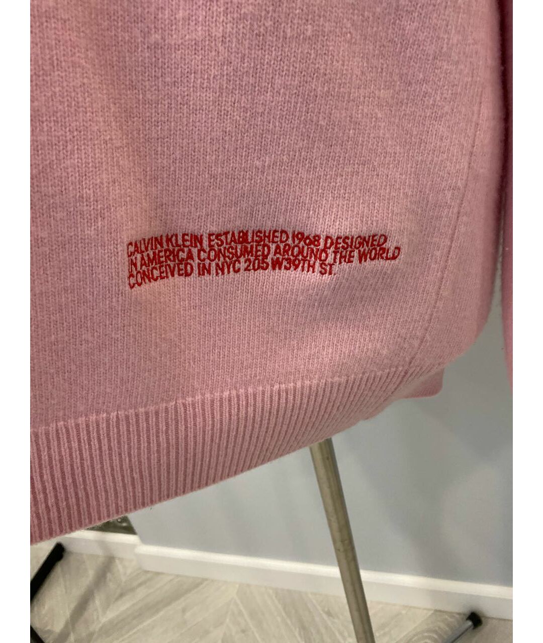 CALVIN KLEIN Розовый джемпер / свитер, фото 4