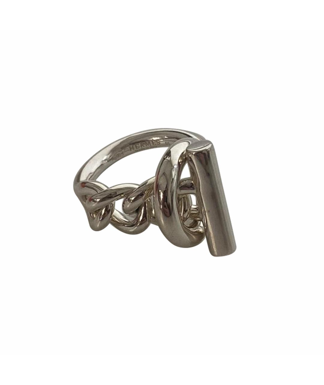 HERMES PRE-OWNED Серебряное серебряное кольцо, фото 7