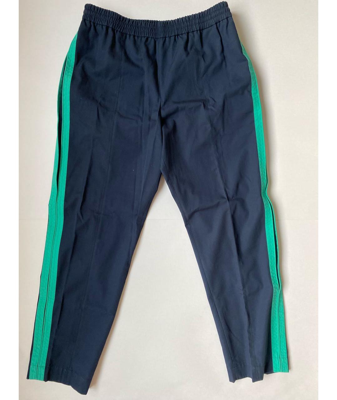 KENZO Темно-синие повседневные брюки, фото 4