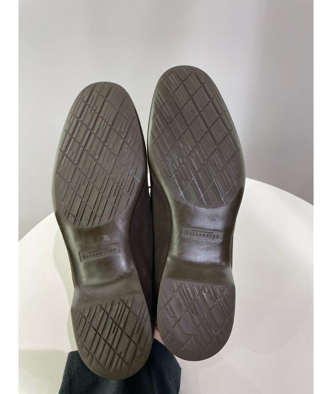 BALLANTYNE Коричневые замшевые туфли, фото 6