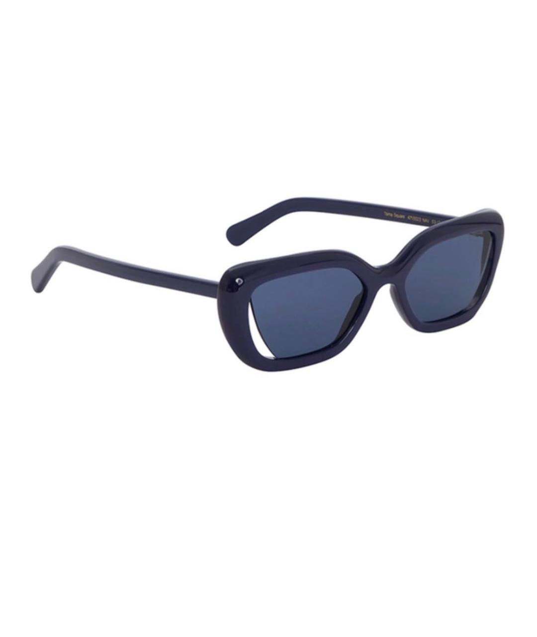 ZIMMERMANN Темно-синие пластиковые солнцезащитные очки, фото 2