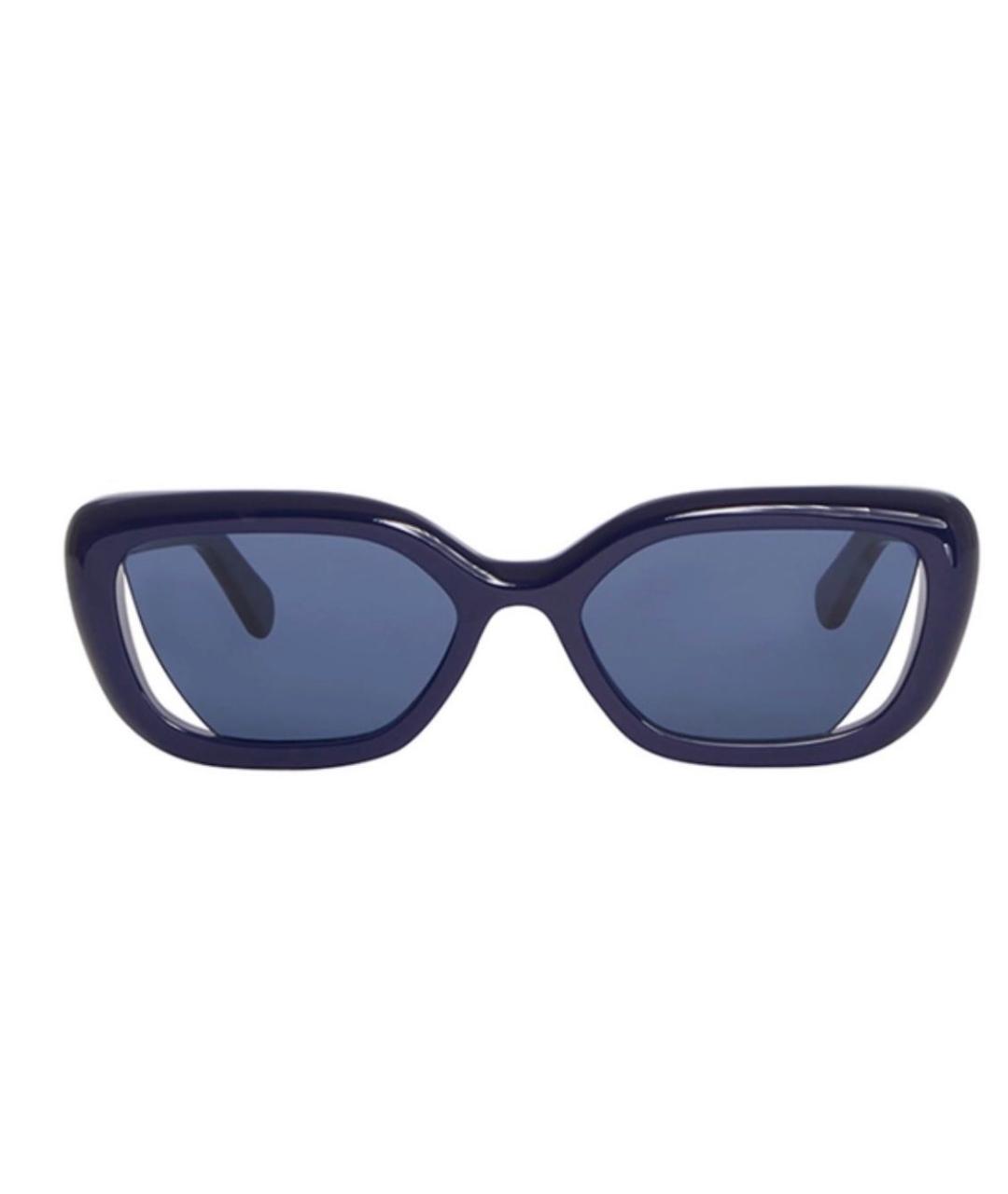 ZIMMERMANN Темно-синие пластиковые солнцезащитные очки, фото 1