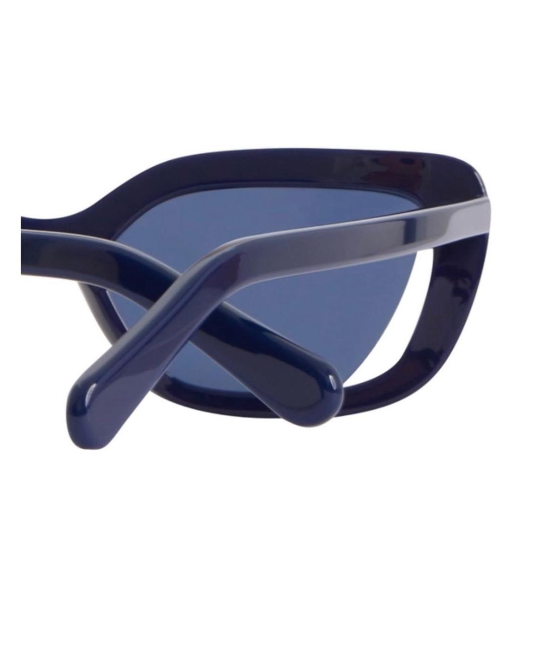 ZIMMERMANN Темно-синие пластиковые солнцезащитные очки, фото 4