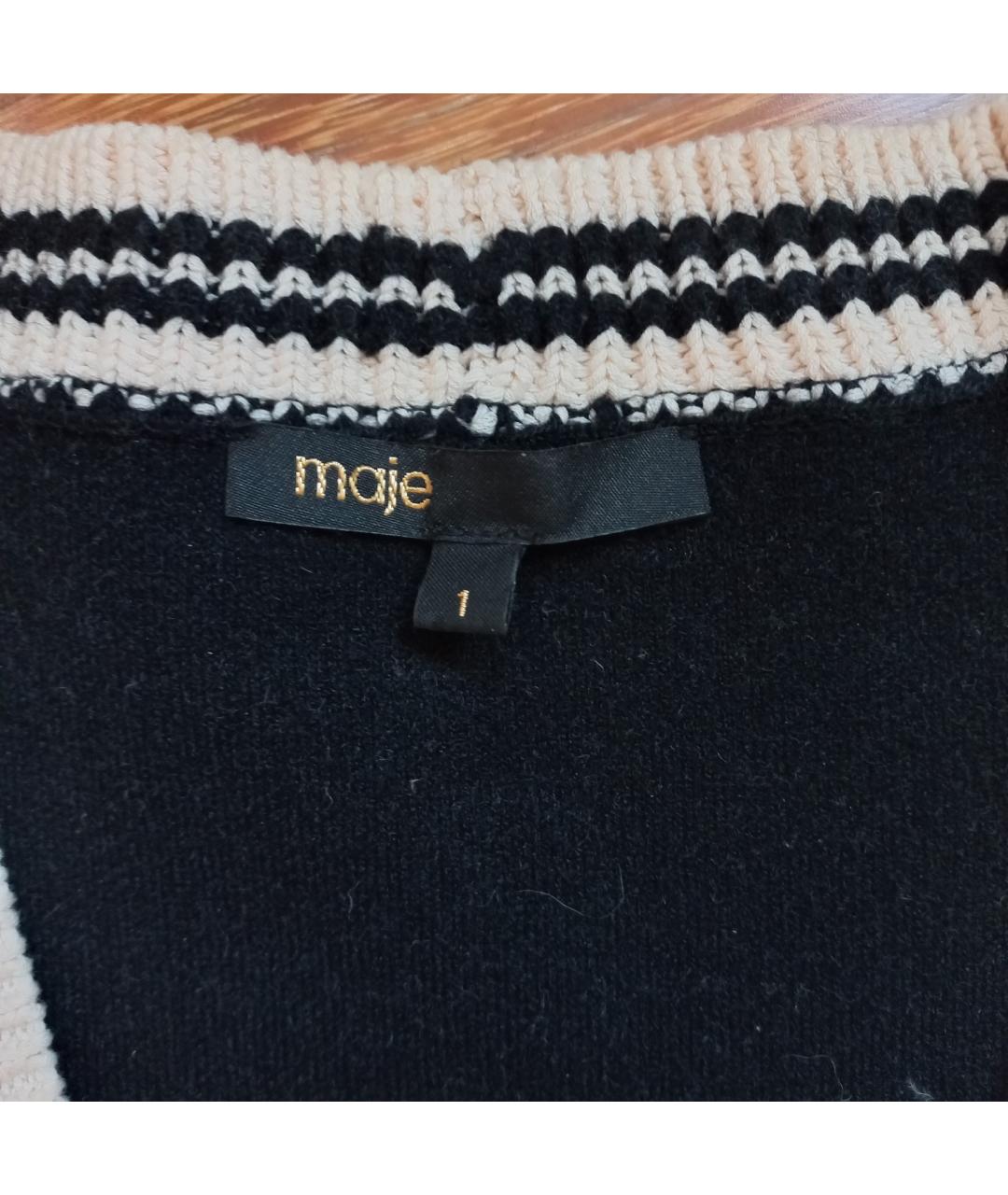 MAJE Черная хлопковая жилетка, фото 3