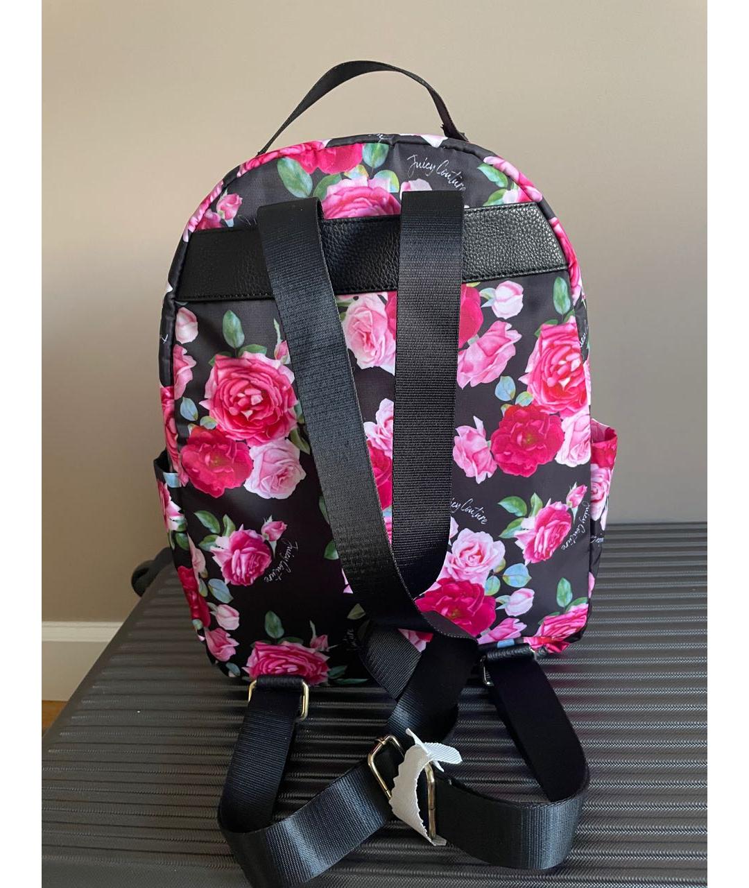 JUICY COUTURE Черный тканевый рюкзак, фото 3