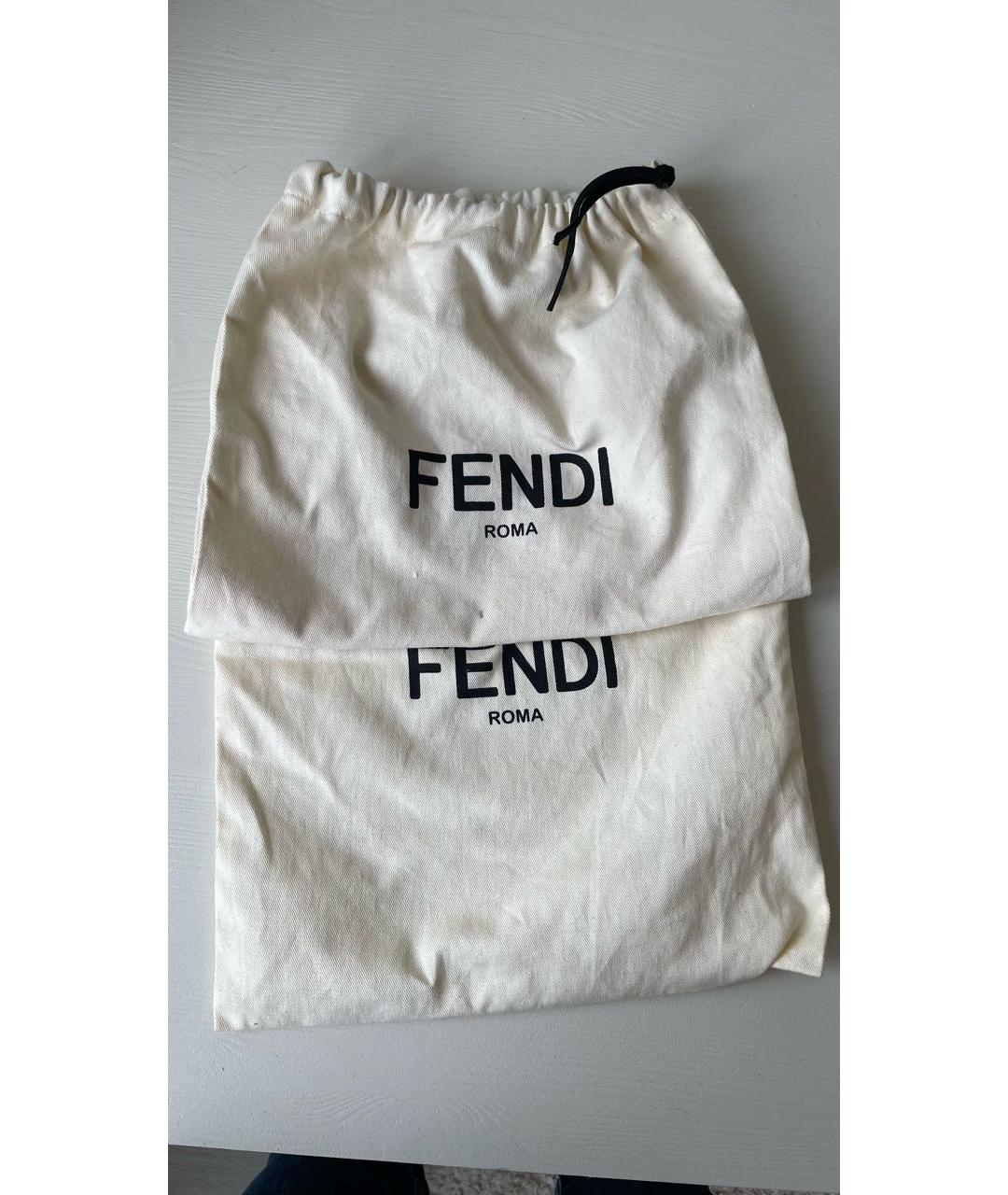 FENDI Мульти кожаные босоножки, фото 7