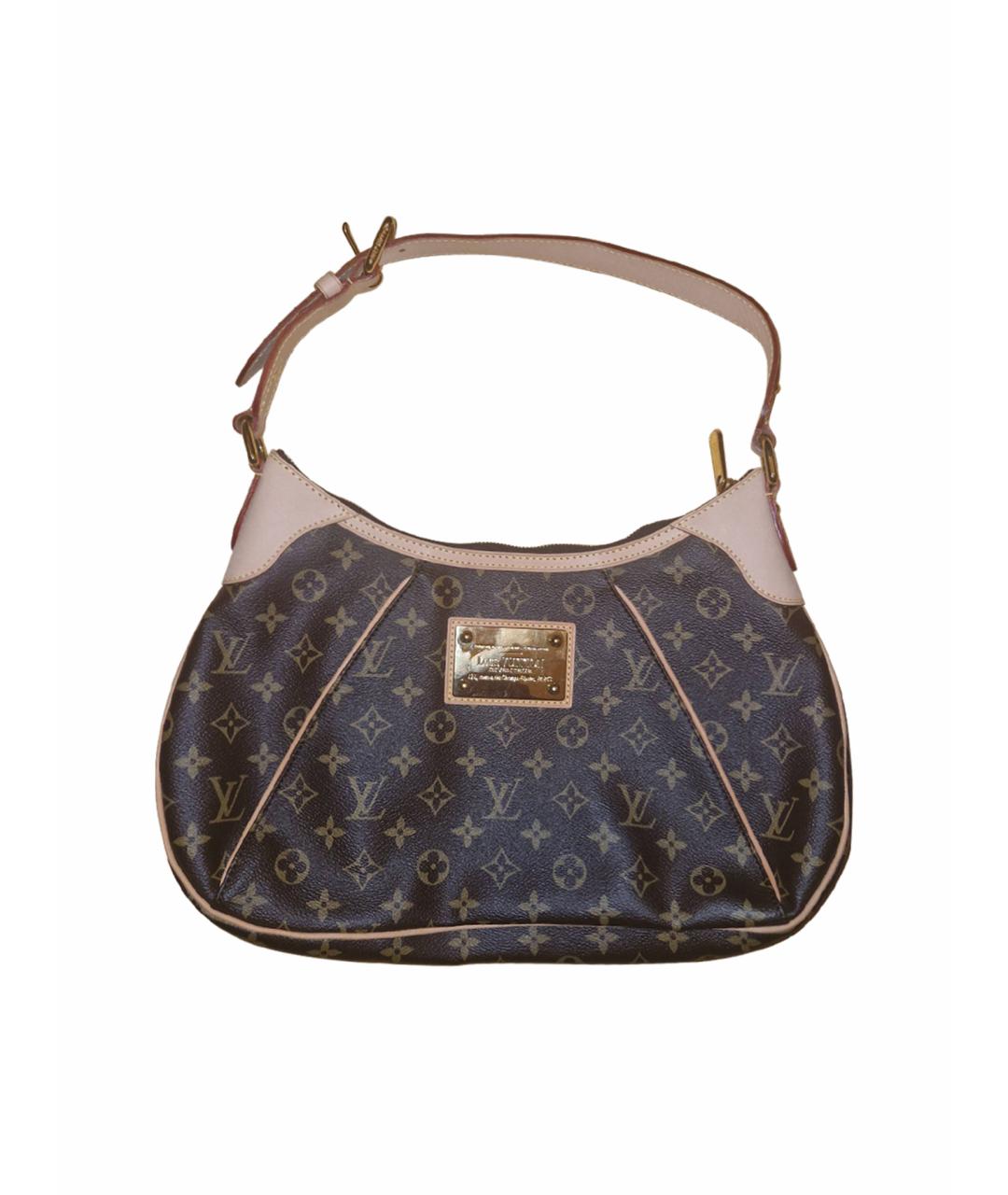 LOUIS VUITTON PRE-OWNED Коричневая сумка с короткими ручками, фото 1