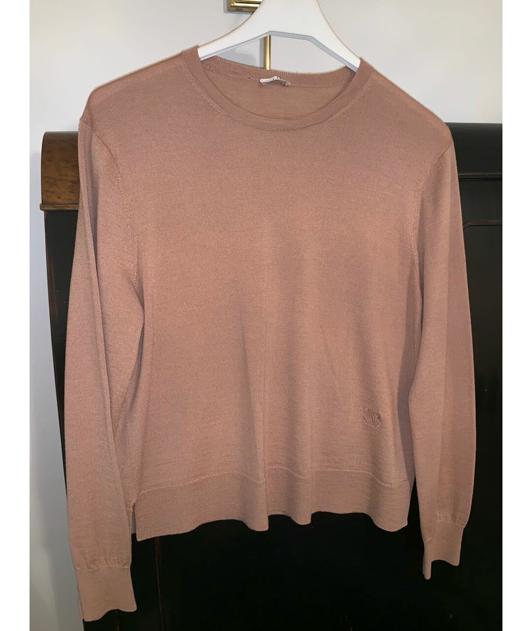 CELINE PRE-OWNED Розовый шерстяной джемпер / свитер, фото 5