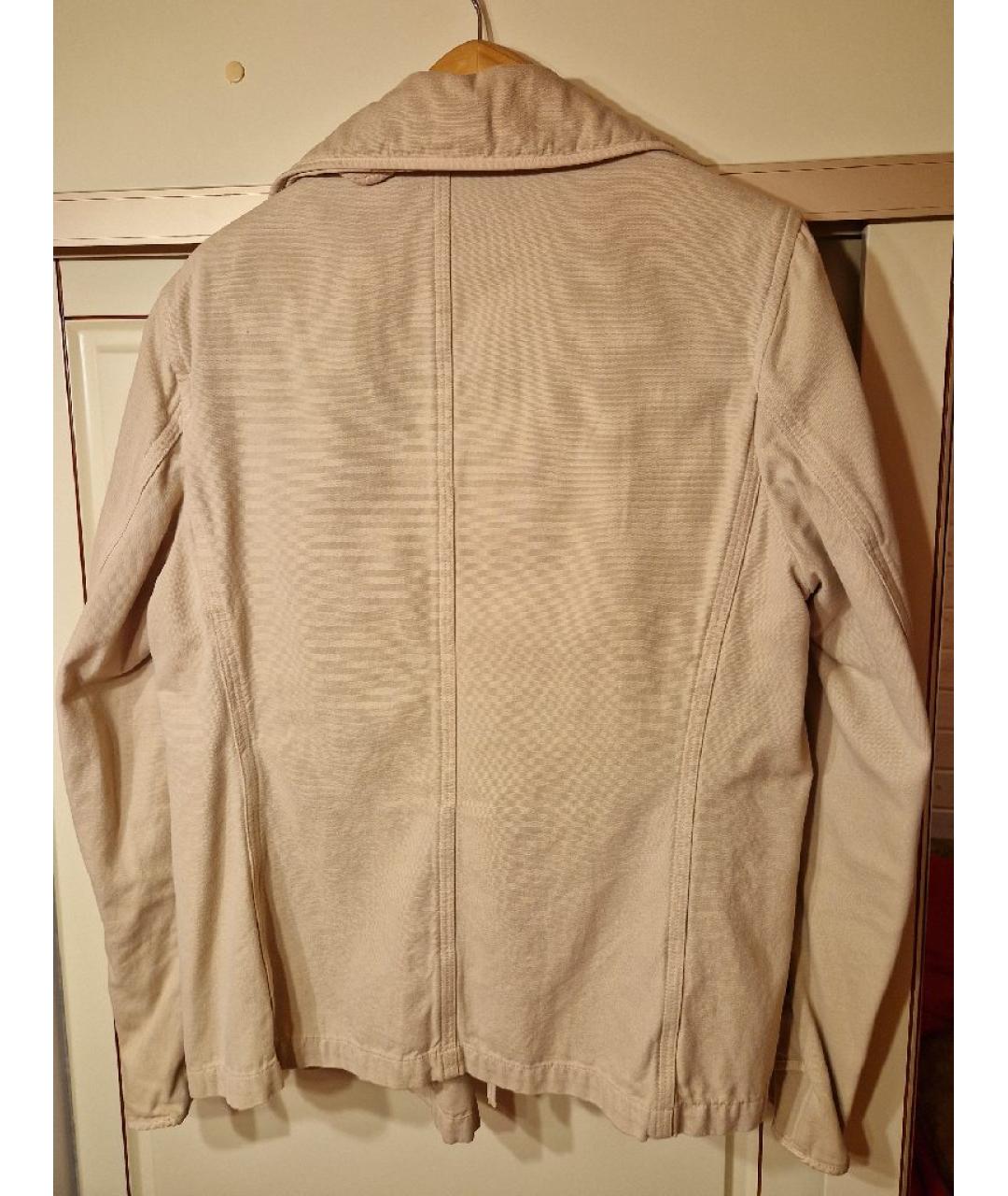 BURBERRY Бежевый хлопковый пиджак, фото 2