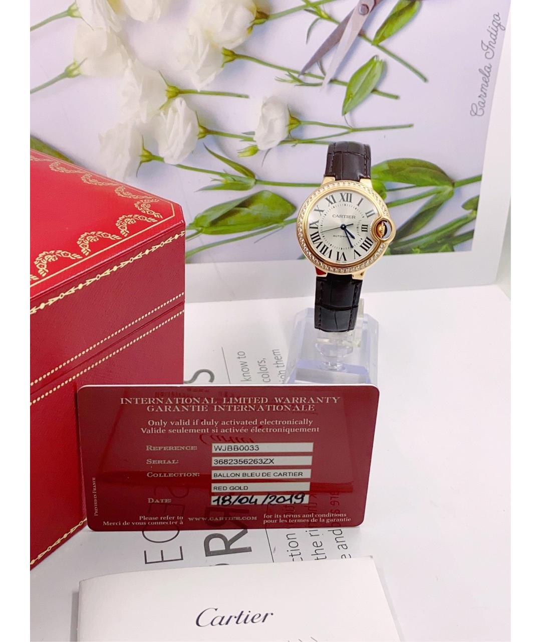 CARTIER Золотые часы из желтого золота, фото 5