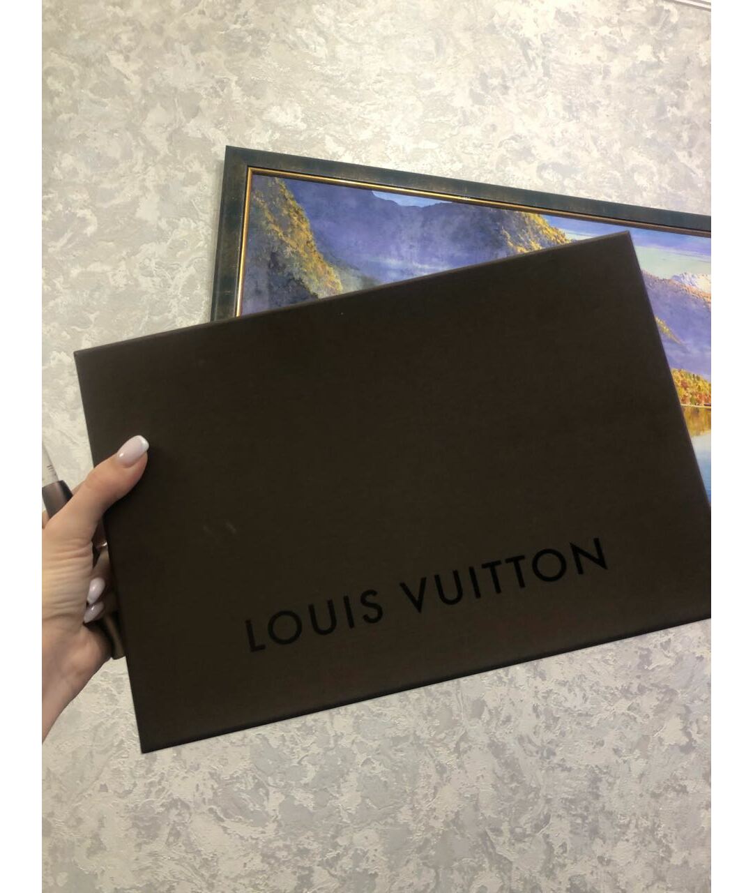 LOUIS VUITTON PRE-OWNED Бирюзовый шерстяной шарф, фото 4