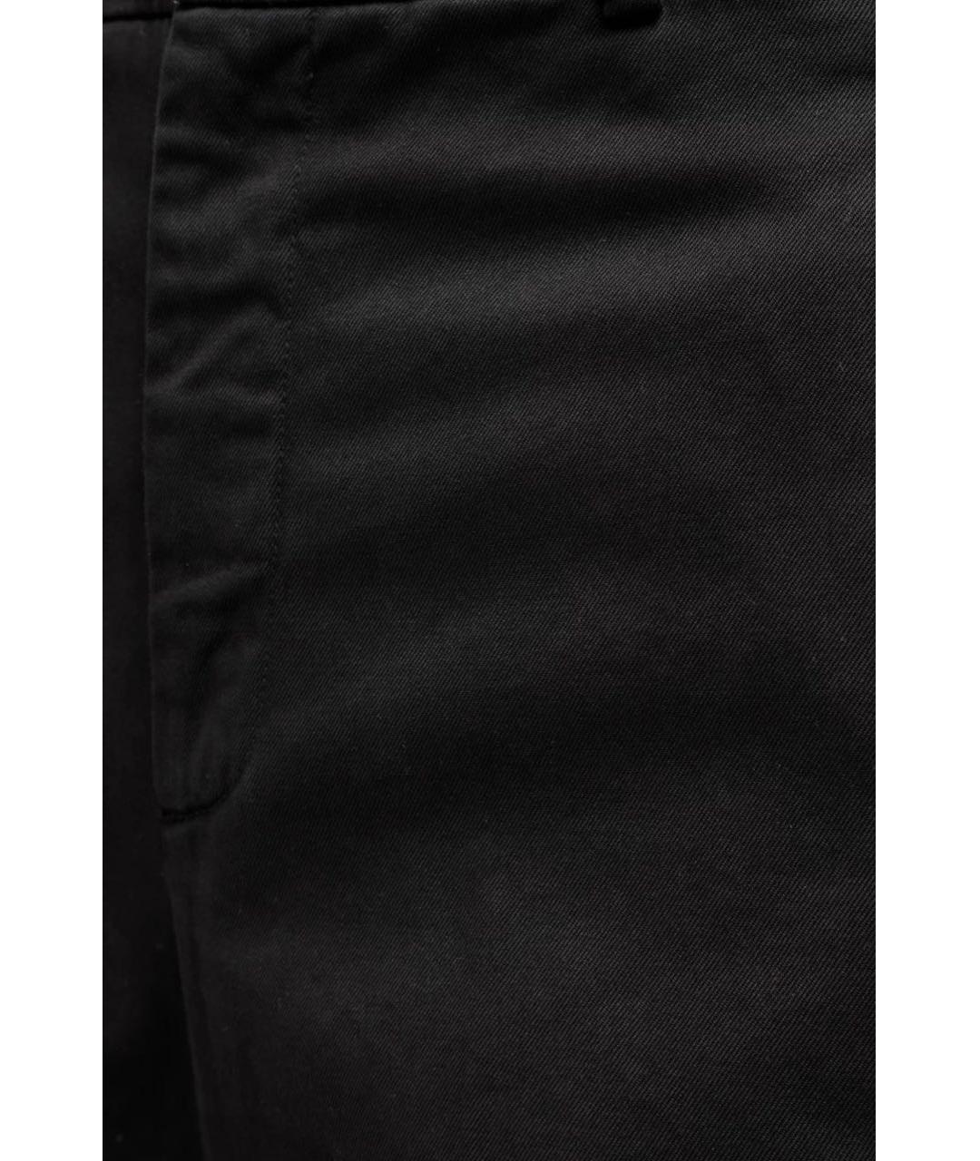 №21 Черные вискозные прямые брюки, фото 5