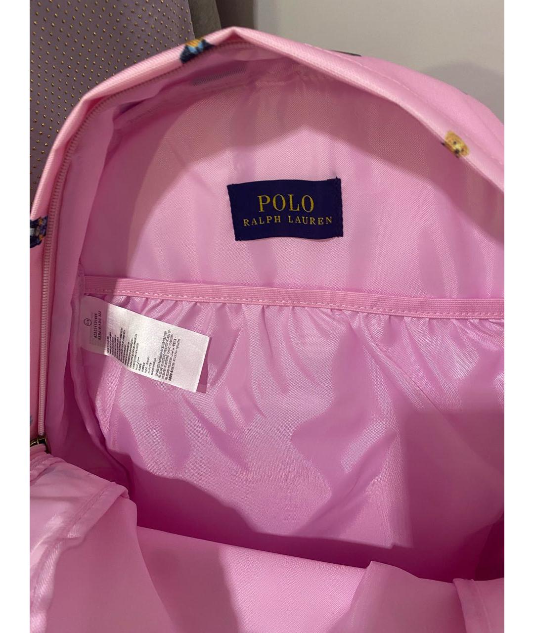 POLO RALPH LAUREN Розовый рюкзак, фото 4