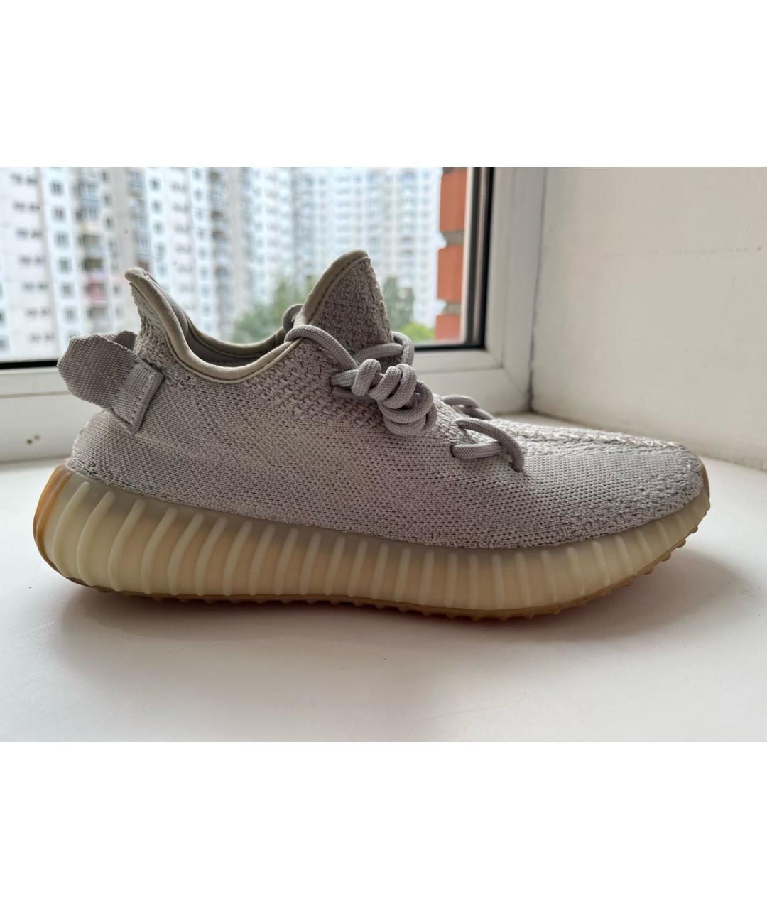 ADIDAS YEEZY Серые текстильные кроссовки, фото 8
