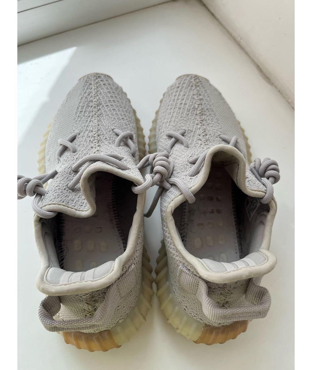 ADIDAS YEEZY Серые текстильные кроссовки, фото 3