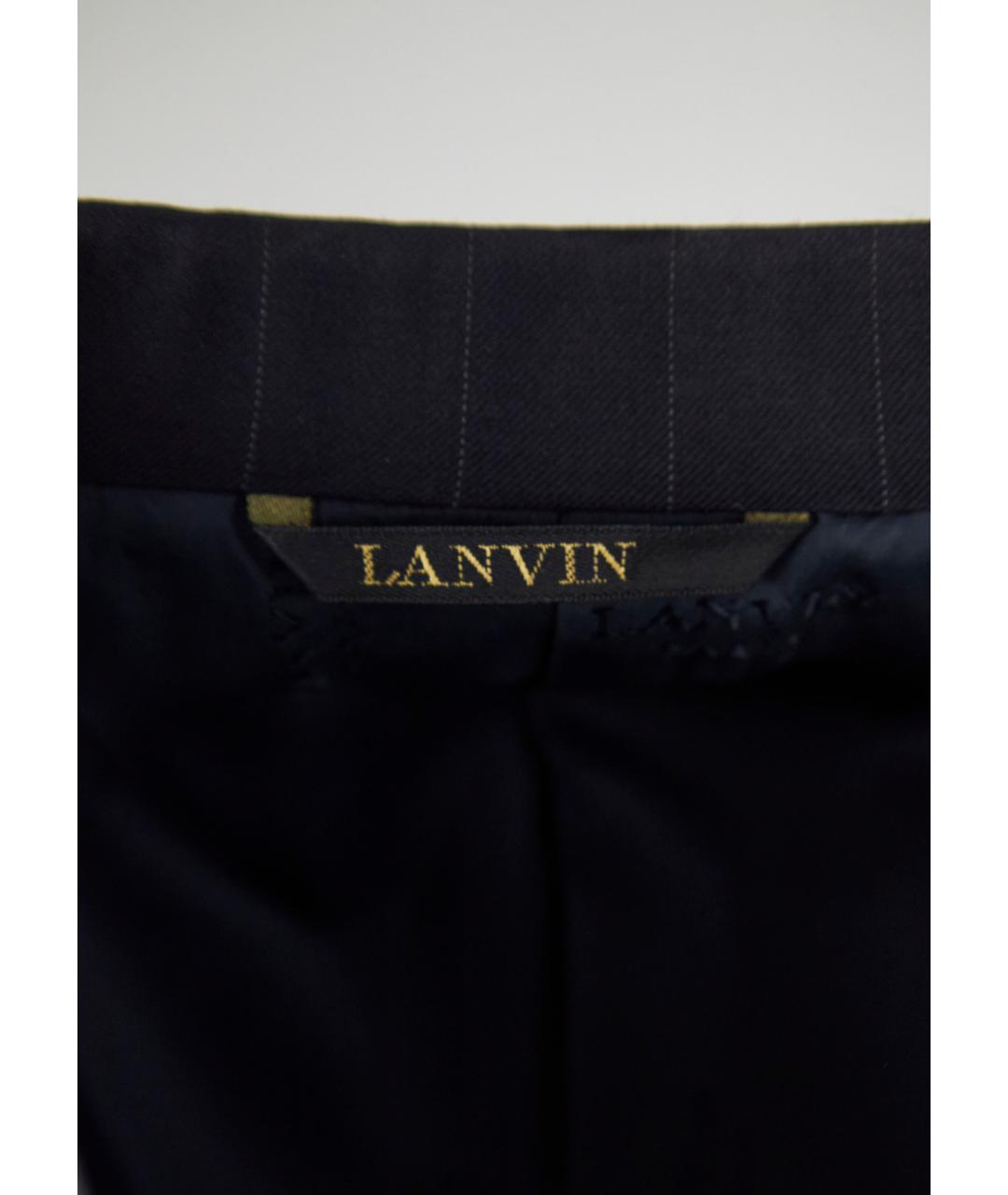 LANVIN Черный классический костюм, фото 3