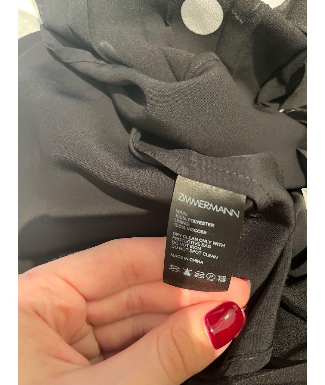 ZIMMERMANN Черный полиэстеровый сарафан, фото 5