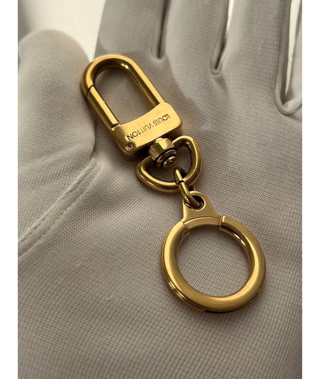 LOUIS VUITTON Золотой брелок, фото 2