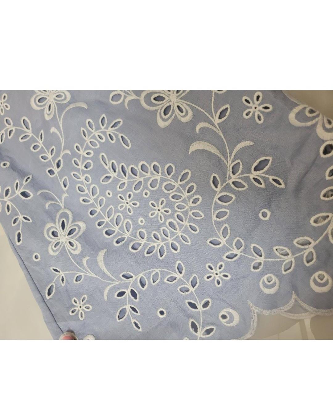 ZIMMERMANN Голубой льняной комбинезон, фото 4