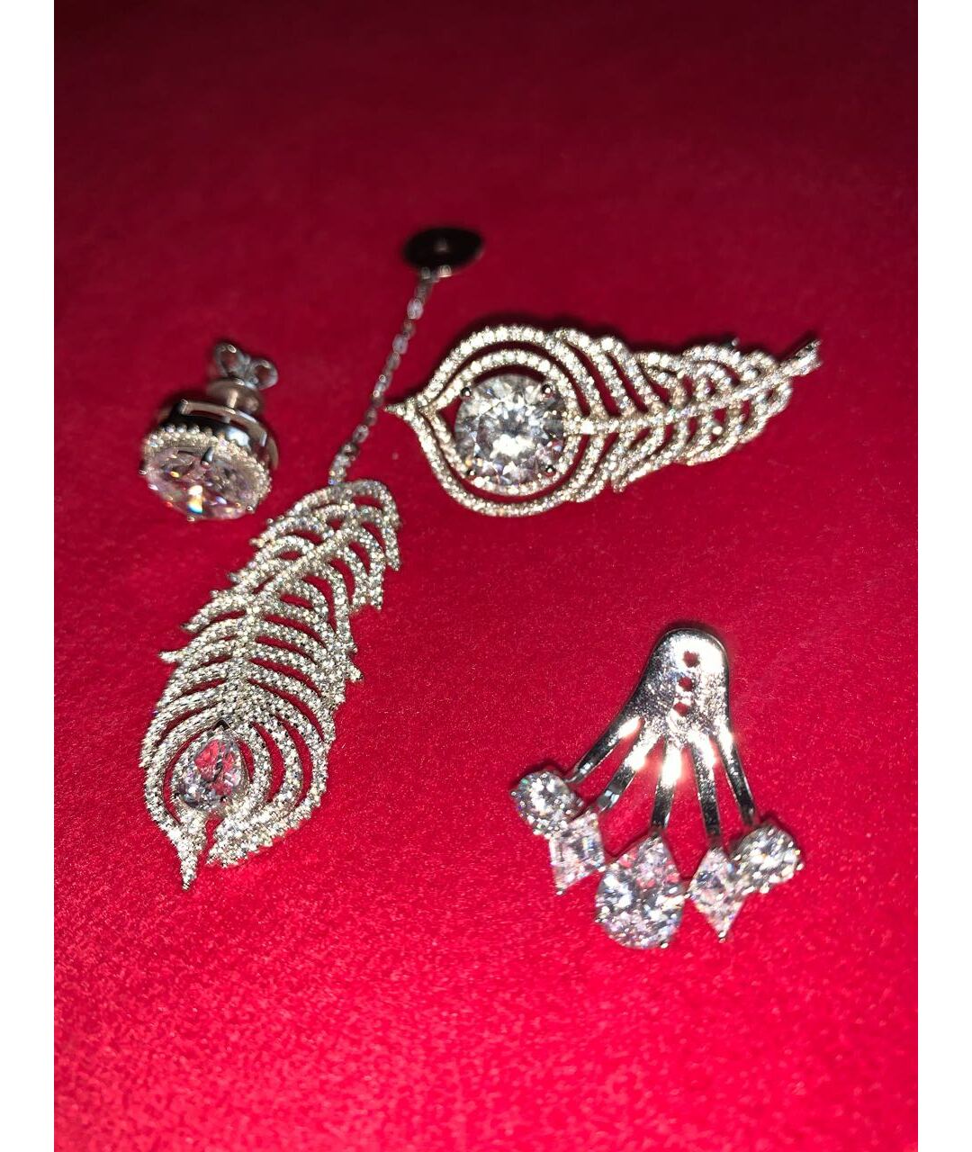 Nialaya Jewelry Белый серебряный браслет, фото 4