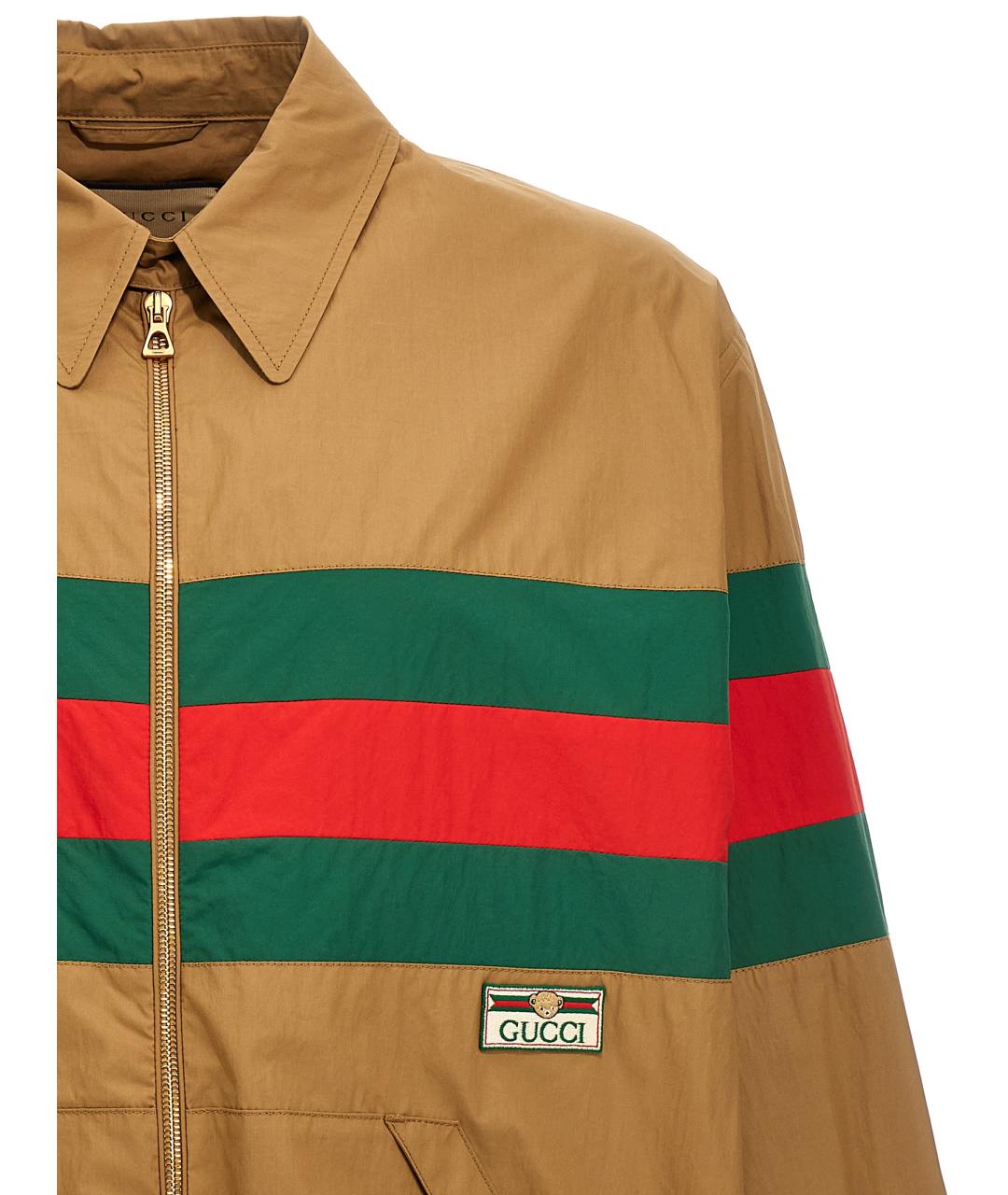 Gucci cheap khaki jacket