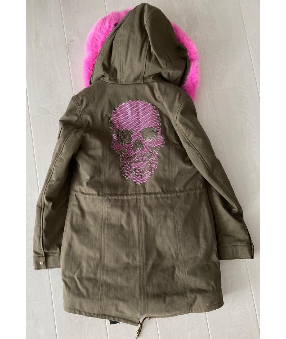 PHILIPP PLEIN Хаки парка, фото 2