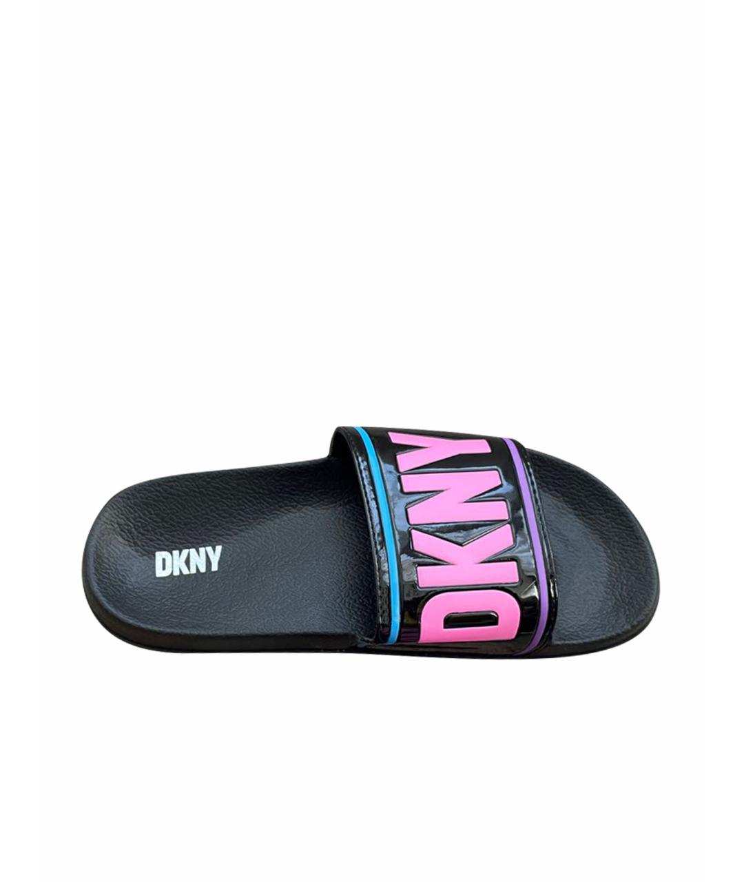 DKNY Черные шлепанцы, фото 1