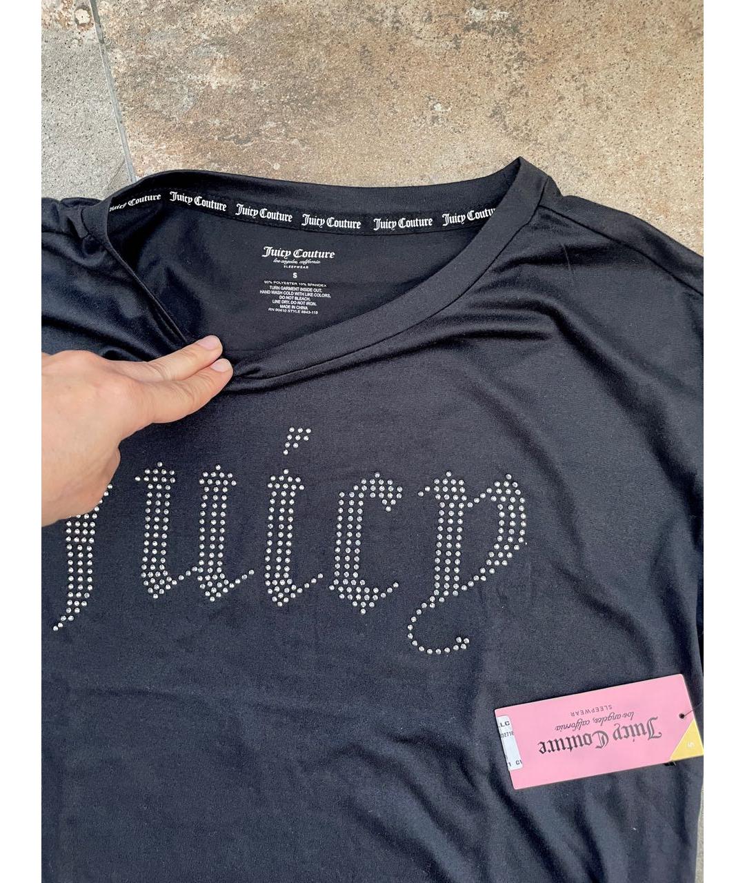 JUICY COUTURE Черная пижамы и сорочки, фото 3