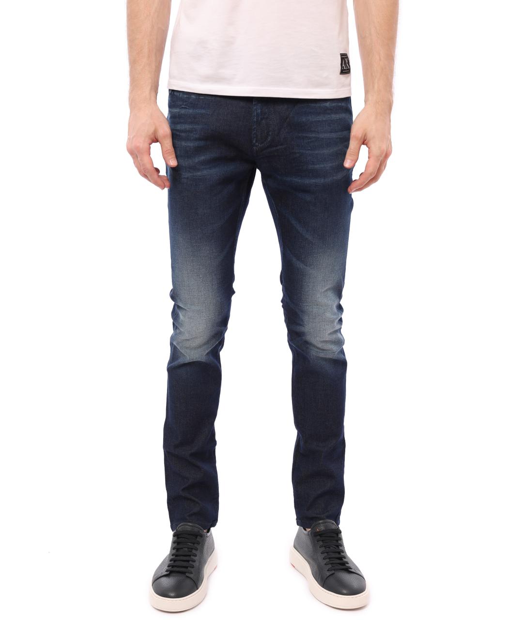 ARMANI EXCHANGE Синие джинсы скинни, фото 6
