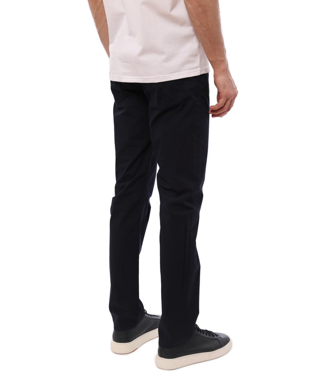 ARMANI EXCHANGE Темно-синие прямые джинсы, фото 4