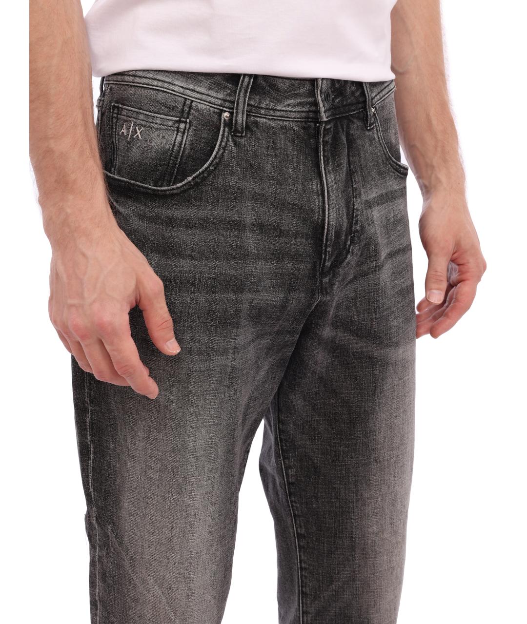 ARMANI EXCHANGE Коричневые прямые джинсы, фото 3