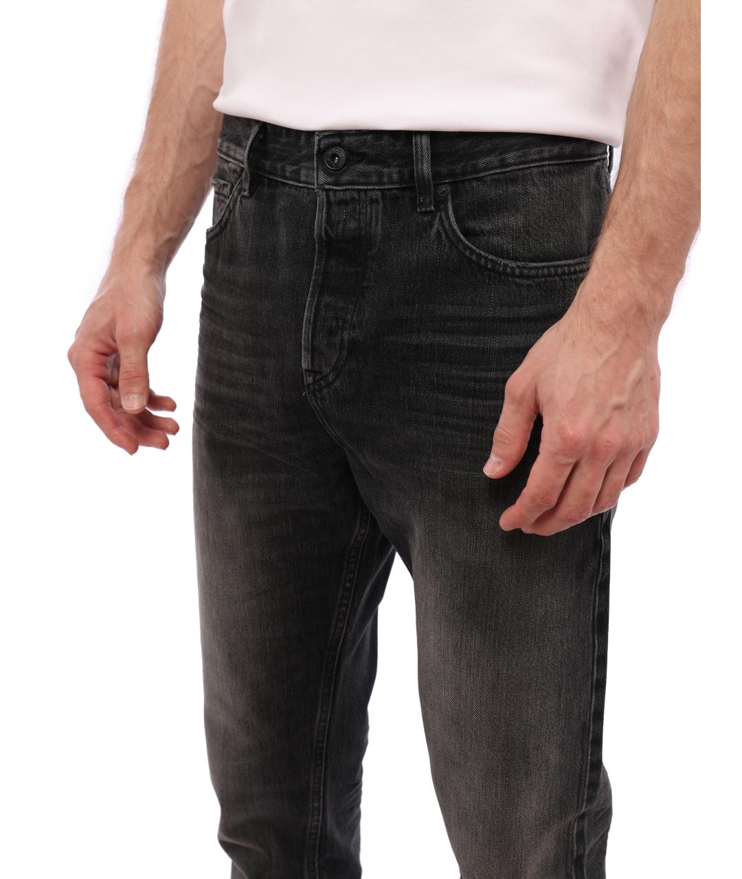HUGO BOSS Серые прямые джинсы, фото 5