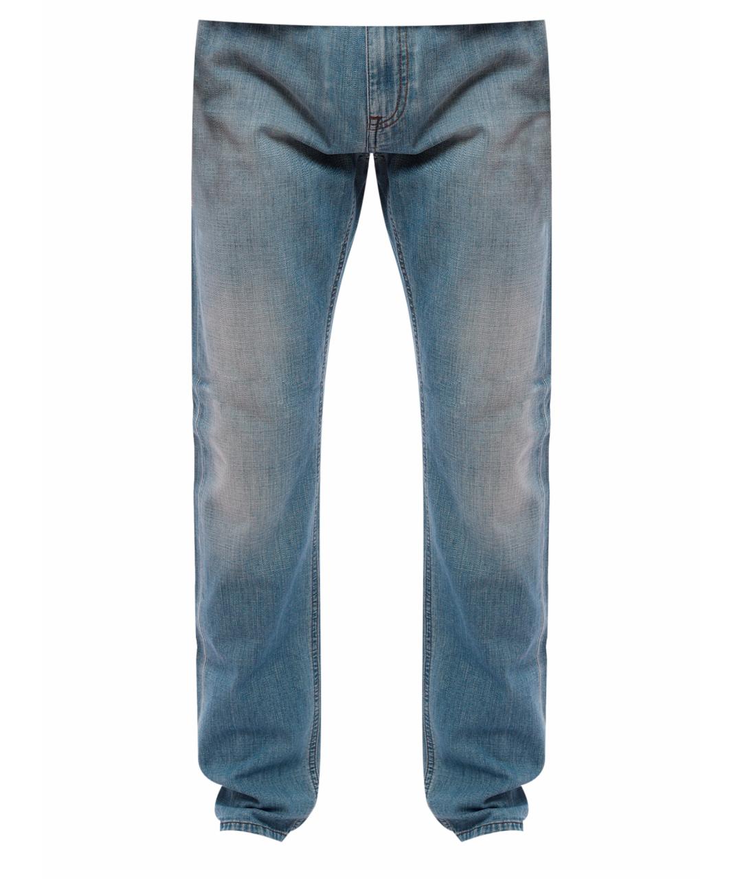 ZZEGNA Синие прямые джинсы, фото 1