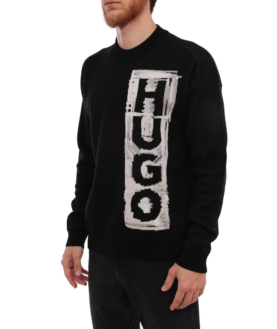 HUGO BOSS Черный джемпер / свитер, фото 5