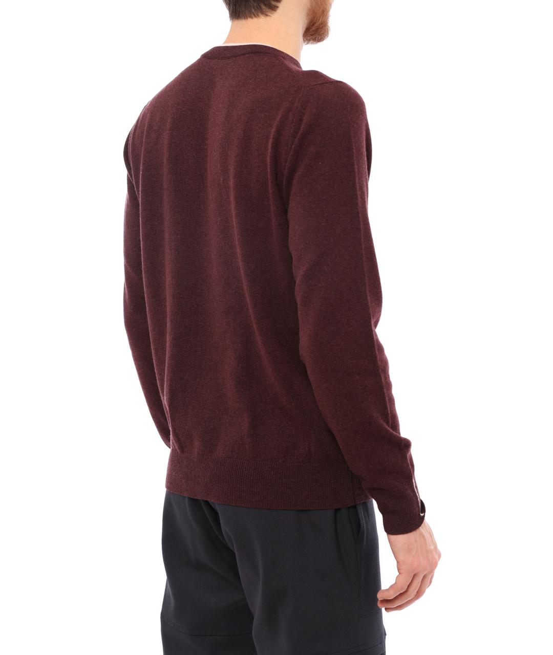 PESERICO Бордовый джемпер / свитер, фото 2