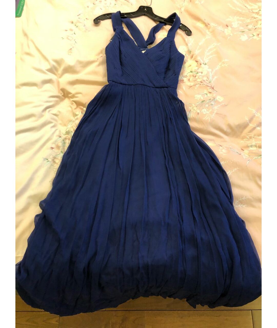 J.CREW Синее шелковое вечернее платье, фото 7