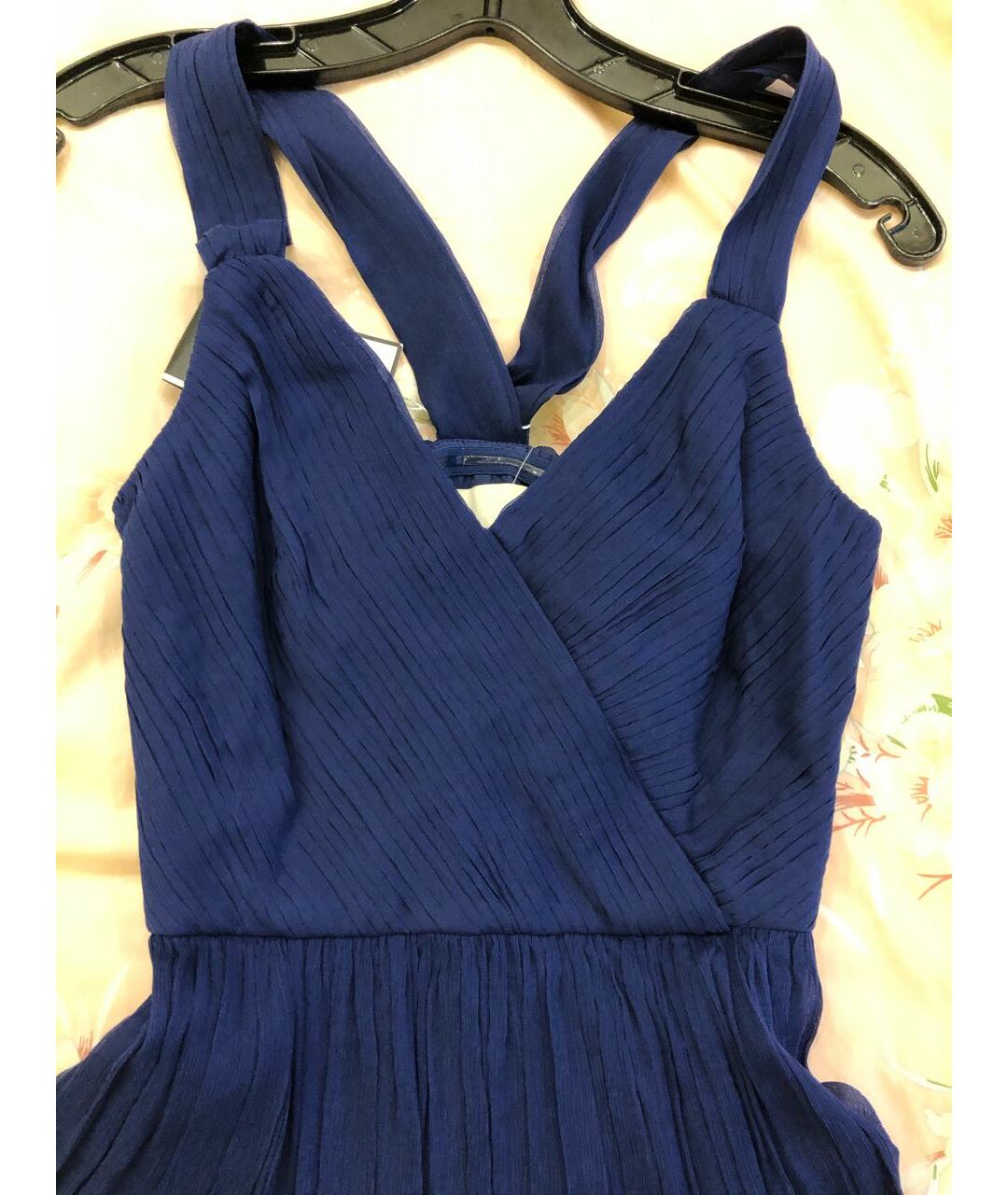 J.CREW Синее шелковое вечернее платье, фото 2